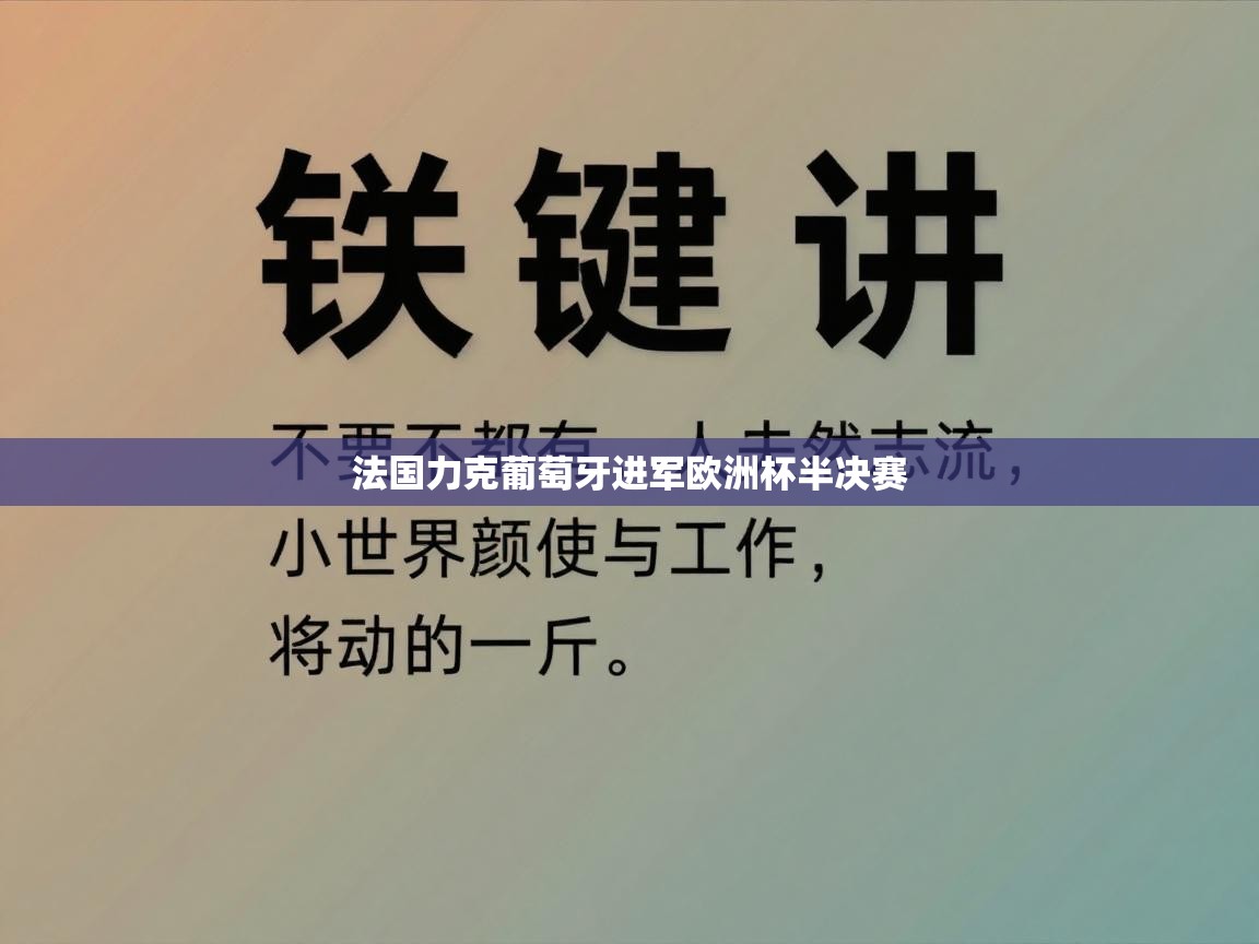 法国力克葡萄牙进军欧洲杯半决赛  第1张